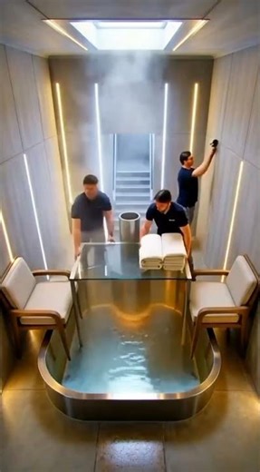 Abandoned Underground Pit → Futuristic Pool Bunker 🤯