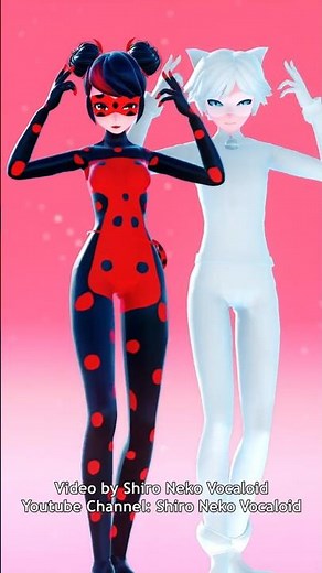 MMD NO BATIDAO (Shadybug x Chat Blanc) #miraculousladybug #ladybug