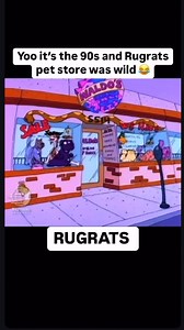 The most random pet store in cartoon #90skid #childhood #90snostalgia #90s #nostalgia #memories #millennials #nickelodeon #rugrats | One and Only Jules
