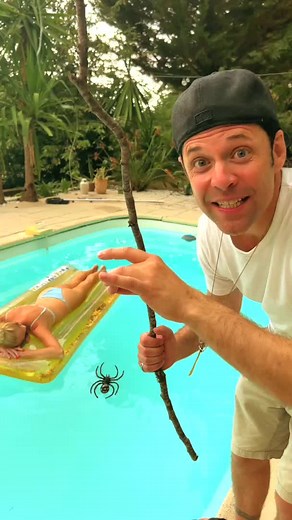 spider prank gone wild #prank #magician