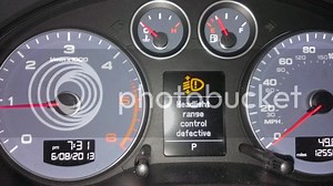 Headlight range control defective error...help!