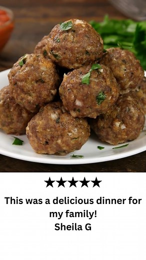6.5K views · 55 reactions | The only meatball recipe you need! RECIPE: https://www.theslowroasteditalian.com/italian-herb-baked-meatballs-recipe/ | The Slow Roasted Italian | Facebook