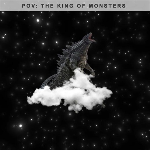 The Real Monster💀🔥 - Godzilla edit | King Of Monsters | Montagem Fearless(Slowed) #edit #godzilla