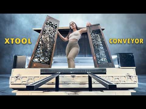 I tried the XTOOL P3 CONVEYOR FEEDER... IS IT WORTH IT?? Xtool P3 80W CO2 Laser Engraver