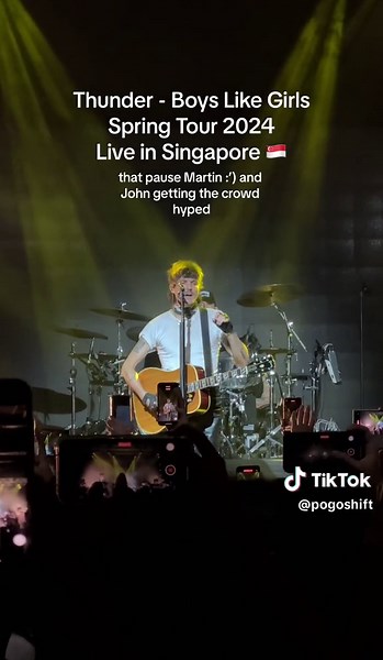 Boys Like Girls Thunder Live in Singapore Concert 2024
