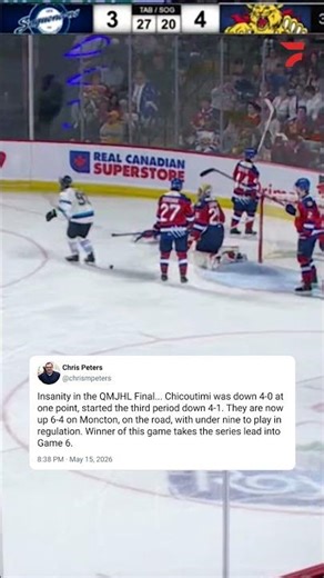 Chicoutimi Goes Crazy in Comeback