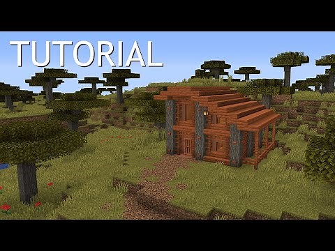 Acacia house minecraft tutorial