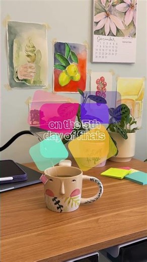 On the fifth day of finals week, we finally made it to break. 🎄✨