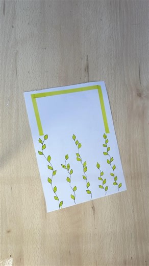 how to make project border design ||#youtubeshorts#art#shilpaarts#shorts#viralshorts