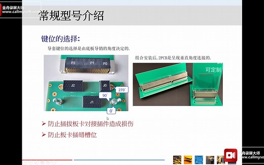 VPX 高速连接器介绍-16 VPX 导套选择介绍