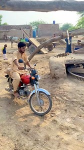 265K views · 844 reactions | Old Khrass Machine Operating With Bike #reels #foryourpage #worldmixchannel #trending #foryou | World Mix Channel | Facebook