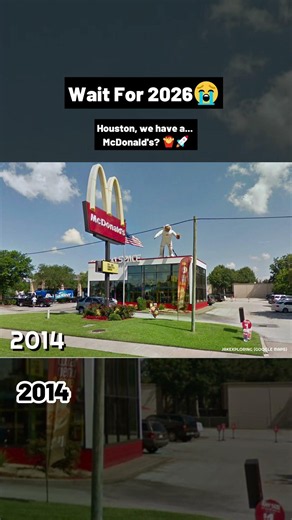 Houston's Space McDonald's changed forever! 🚀🍟