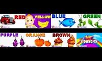 Mix of 8 videos from youtube : Chu Chu TV: All Color Songs (2014-2016)