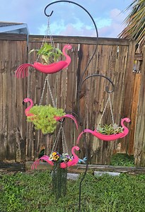 Mini Flamingo Planter: Recyclable Plastic, Succulent & Herb Garden - Etsy