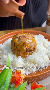 Have you tried Smoky Fish Choka?If not, give it a shot! It’s super tasty, easy to make, and perfect for a weight loss diet. Plus, it’s light on oil. Check out the recipe belowCheck out the recipes below 👇🏻Smoky Fish Chokha RecipeIngredients:- 2 fish pieces- Turmeric- Tomatoes- Red chilies- Garlic- Onion- Mustard oil- Salt*Instructions:1. Boil and Smoke Fish: - Boil fish in turmeric water until cooked. - Roast over fire for smoky flavor.2. Prepare Chokha: - Remove fish bones carefully. - Fry re