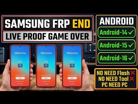 🚀 How to Remove Samsung FRP Lock (2026) 🔓 Android 14/15/16 | No PC | Easy Method