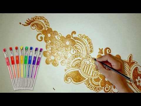 Amazing Naksha Design Transformation | Satisfying Art Process