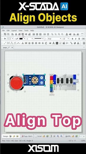 Aligning Objects in X-SCADA AI