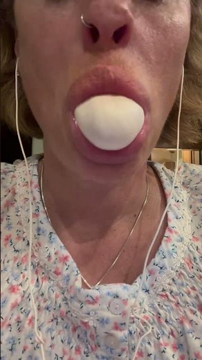 Hubba Bubba Bubble Tape Chewing up close! New video uploaded!