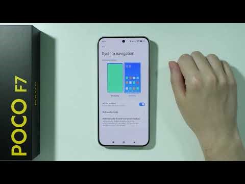 POCO F7: How to Get Back Button (Go Back Button)