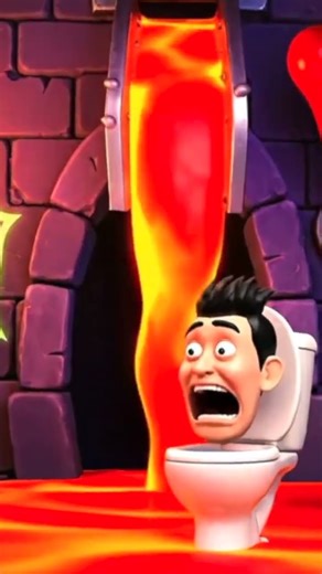 Skibidi Toilet vs Lava Trap