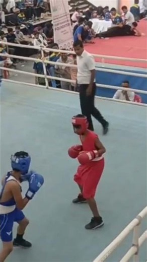 The strongest punch comes from determination."#boxing #boxingmatch #boxingfight
