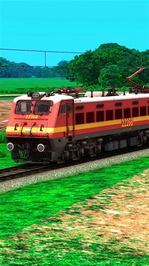 COW vs TWO TRAINS at FORKEDTRACKS #train #indianrailways#railroad​#trainsimulator