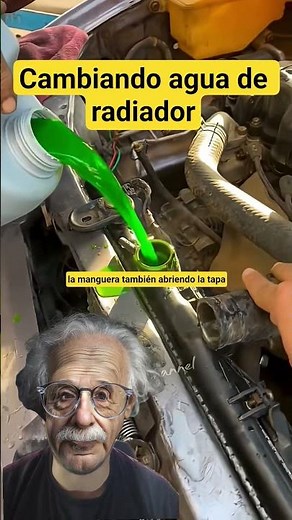 cómo cambiar agua de radiador #automobile #mecanicaadomicilio #mecanicaautomotriz