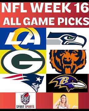 NFL WEEK 16: ALL GAME PICKS AND PREDICTIONS
