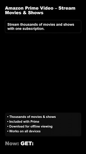 Amazon Prime Video – Stream Movies & Shows