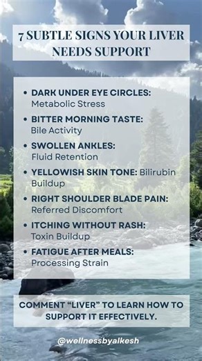 7 Subtle Signs Your Liver Needs Support | Hidden Clues You Shouldn’t Ignore