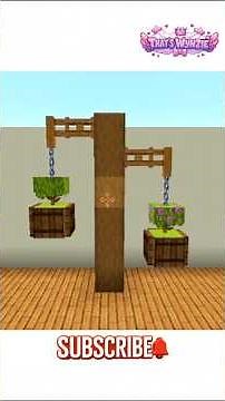 "Minecraft Outdoor Plant Decor Tutorial" #minecraftbuilds #minecraftshorts