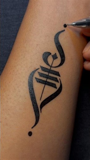 Hinduism Sacred Symbol Temporary Tattoo idea ..... #tattoo #art