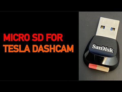 How to use a Micro SD for your Tesla Dashcam | SanDisk Micro SD with USB Reader