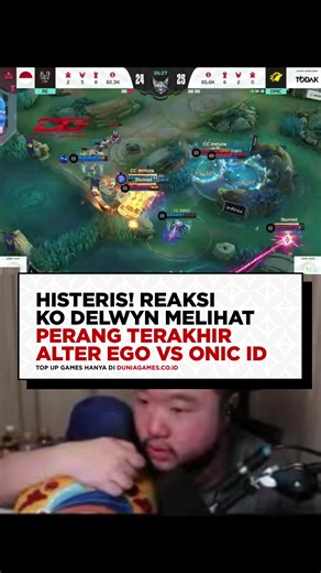 AE AFFAN MENGGENDONG DUNIA🔥 “Alter Ego” Sc: YT/ ceokopatalterego #duniagames #alterego #onic #mplindonesia #reaction