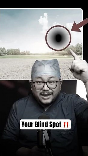 Blind Spot !! Follow this Test you’ll get to see your blind spot #facts #eyecare