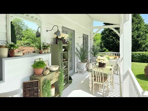 Stunning PORCH Makeover🌿DIY Decor, Thrift Finds, Inspiration