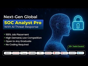 Become a High-Paid SOC Analyst! Next-Gen Global SOC Analyst Pro with AI Threat Response