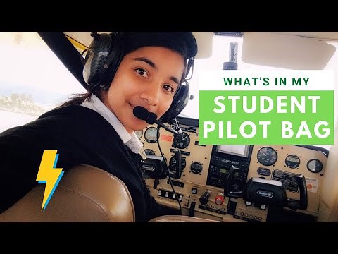 What's in my Student PILOT BAG