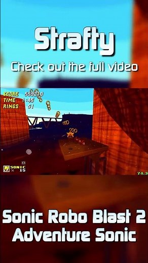 Adventure Sonic In Sonic Robo Blast 2 - SRB2 Mods #sonic #sonicthehedgehog #sonicroboblast2