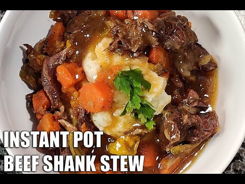 The Best Beef Stew Recipe Ever | beef shank recipe Instant Pot | Discovered Flavor