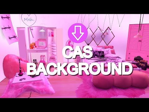 GIRLY PINK ROOM CAS BACKGROUND DOWNLOAD | THE SIMS 4