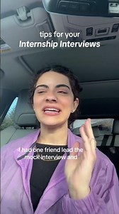Internship Interview tips