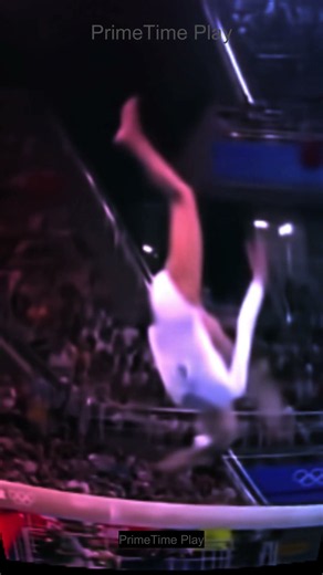 This landing will leave you speechless! 🤯 #gymnastics #olympics #shorts