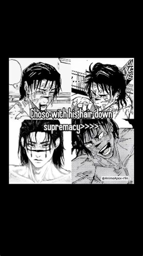 Choso With His Hair Down Is UNMATCHED. 🖤🔥