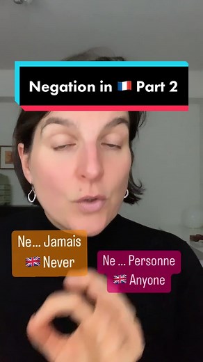 Négation part 2 #learnfrench #learningfrench #french #frenchforbeginners #frenchclass #frenchcourse #frenchonline #frenchvocabulary #francese #aprenderidiomas #französisch #französischlernen #frenchspeaking #frenchlanguage #frenchwords #französischunterricht #learnfrenchwithme #frances #apprendrelefrançais #französischunterricht #apprendrelefrançais #frenchforbeginner