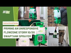 How To: Prime A FlowZone Storm 1G/2G SwapTank Sprayer | FZ Instructional Series
