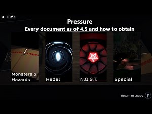 Pressure - Every Document and How to Get (as of 4.5)