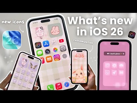 iOS 26 🍎✨ New features, aesthetic Liquid Glass Customization, Apple Intelligence - Quick guide!