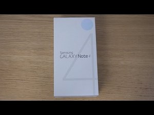 Samsung Galaxy Note 4 - Unboxing (4K)
